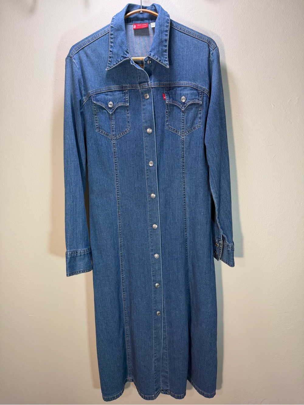 Levi's  Vintage Medium Blue Denim Shirt Dress